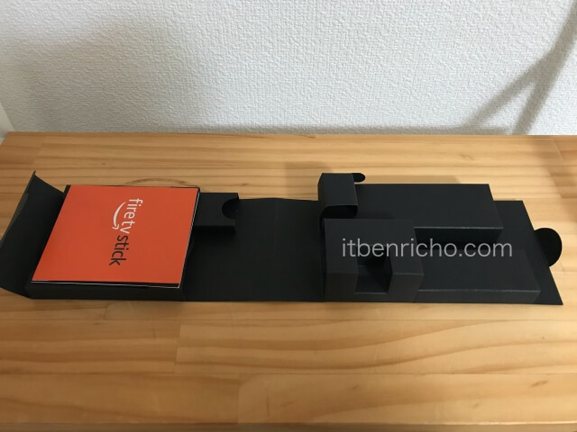 Amazon「FireTV Stick」パッケージを開封