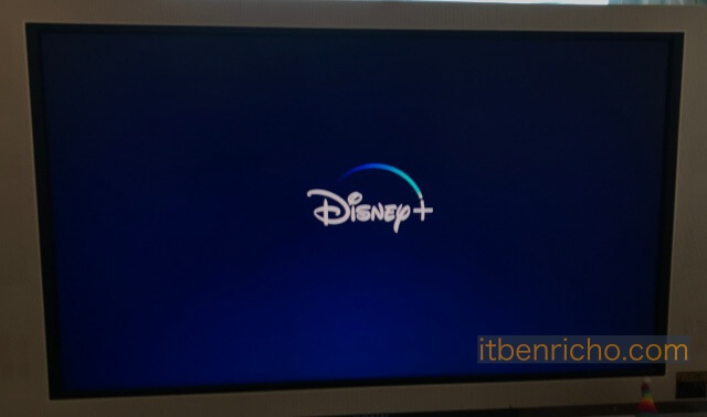 Amazon「Fire TV Stick」で「ディズニープラス」が起動した様子