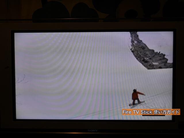 Fire TV Stickを使ってテレビでアベマ（ABEMA）を見る、スノーボードの番組